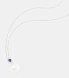 Bucherer Fine Jewellery Romance 18kt white gold necklace with sapphires and gemstones