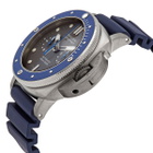 Panerai Submersible Chrono Guillaume Nery Edition Chronograph Automatic Shark Grey Dial Mens 47 mm Watch PAM00982