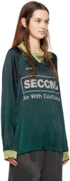 Serapis Green & Blue Football Polo