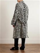 TOM FORD - Shawl-Collar Leopard-Print Cotton-Terry Robe - Neutrals