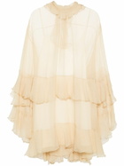Chloé Ruffled Silk Mini Dress