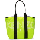 Kenzo Yellow Logo Tote