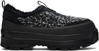 Diemme Black & White Badia Basso Shearling Sneakers