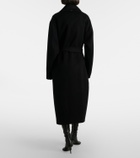 Sportmax Belted virgin wool wrap coat