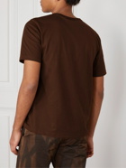 Séfr - Luca Cotton-Blend Jersey T-Shirt - Brown