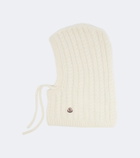 Moncler Cable-knit alpaca and wool-blend balaclava