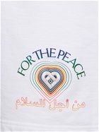 CASABLANCA - For The Peace Cotton Sweat Shorts