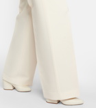 Gabriela Hearst Norman belted wool and silk straight pants