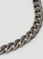 Curb Chain Necklace in Silver