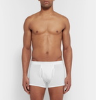 Sunspel - Superfine Cotton Boxer Briefs - Men - White