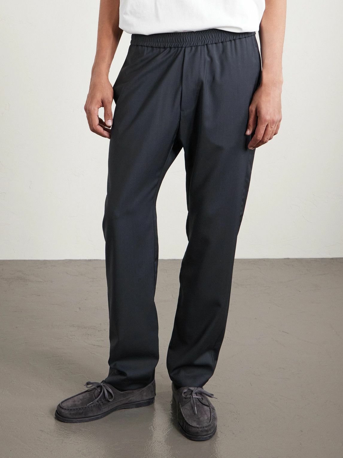 Barena - Straight-Leg Virgin Wool Trousers - Gray