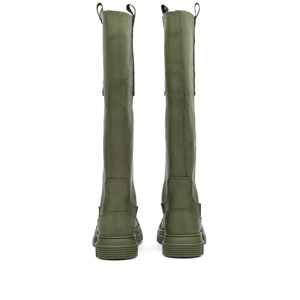 靴 GANNI Recycled Rubber Country Boot GANNI recycled-rubber Country Boots | Green | FARFETCH