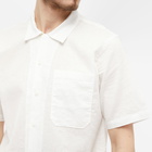 Universal Works Men's Linen Camp Shirt in White