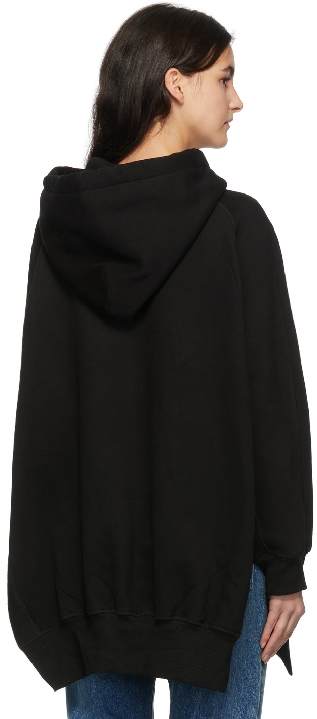 R13 Black Oversized Cape Hoodie R13