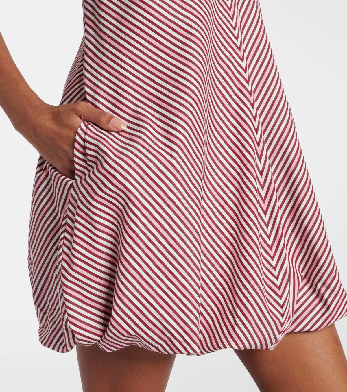 Faithfull Aniela striped cotton minidress