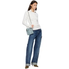 Stella McCartney Blue Falabella Tiny Shoulder Bag