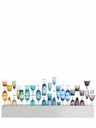 POLSPOTTEN - Set Of 6 Cutting Multicolor Wine Glasses