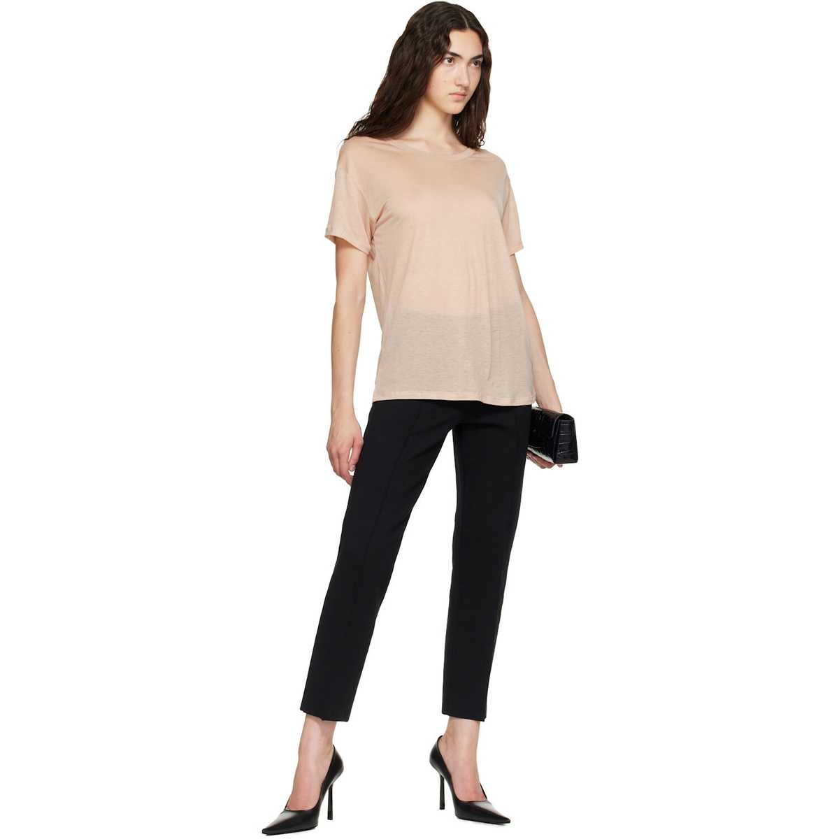 Baserange Pink Loose T-shirt