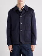 Barena - Cashmere Overshirt - Blue
