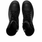 Rick Owens Men's High Sneakers in Triple Black