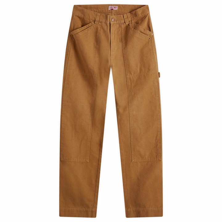 Photo: Dubbleware Men's Brewster Doubleknee Pants in Tan