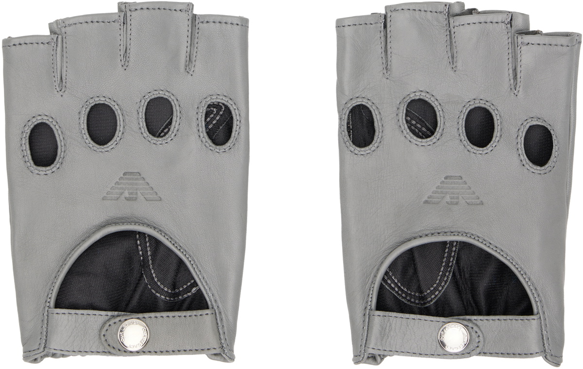 OUR LEGACY WORK SHOP Emporio Armani Gray Taglio Gloves Our