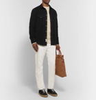 rag & bone - Beck Garment-Dyed Cotton-Corduroy Western Shirt - Black