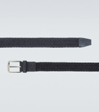 Tod's Braided suede belt