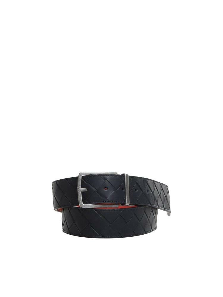 Bottega Veneta Black Snake Belt Bottega Veneta