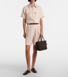 Loro Piana Ghiera Small leather shopper
