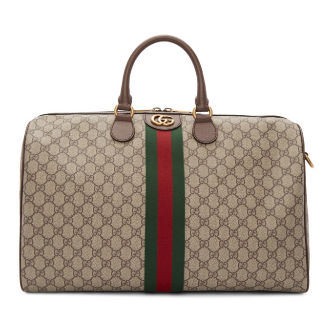 Photo: Gucci Beige Medium Ophidia Duffle Bag