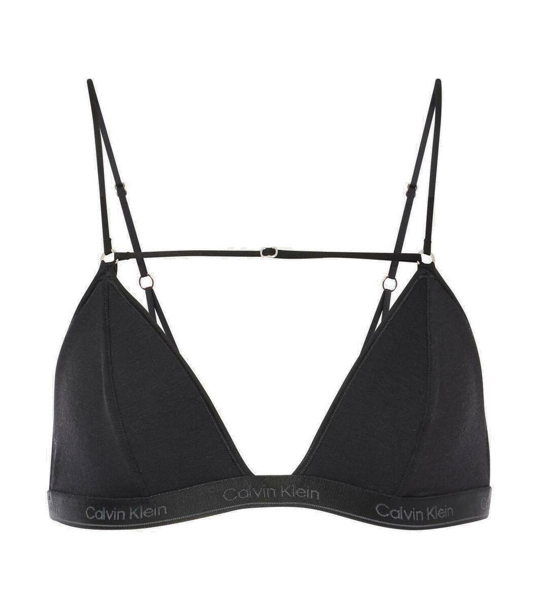 Nensi Dojaka x Calvin Klein triangle bra Nensi Dojaka