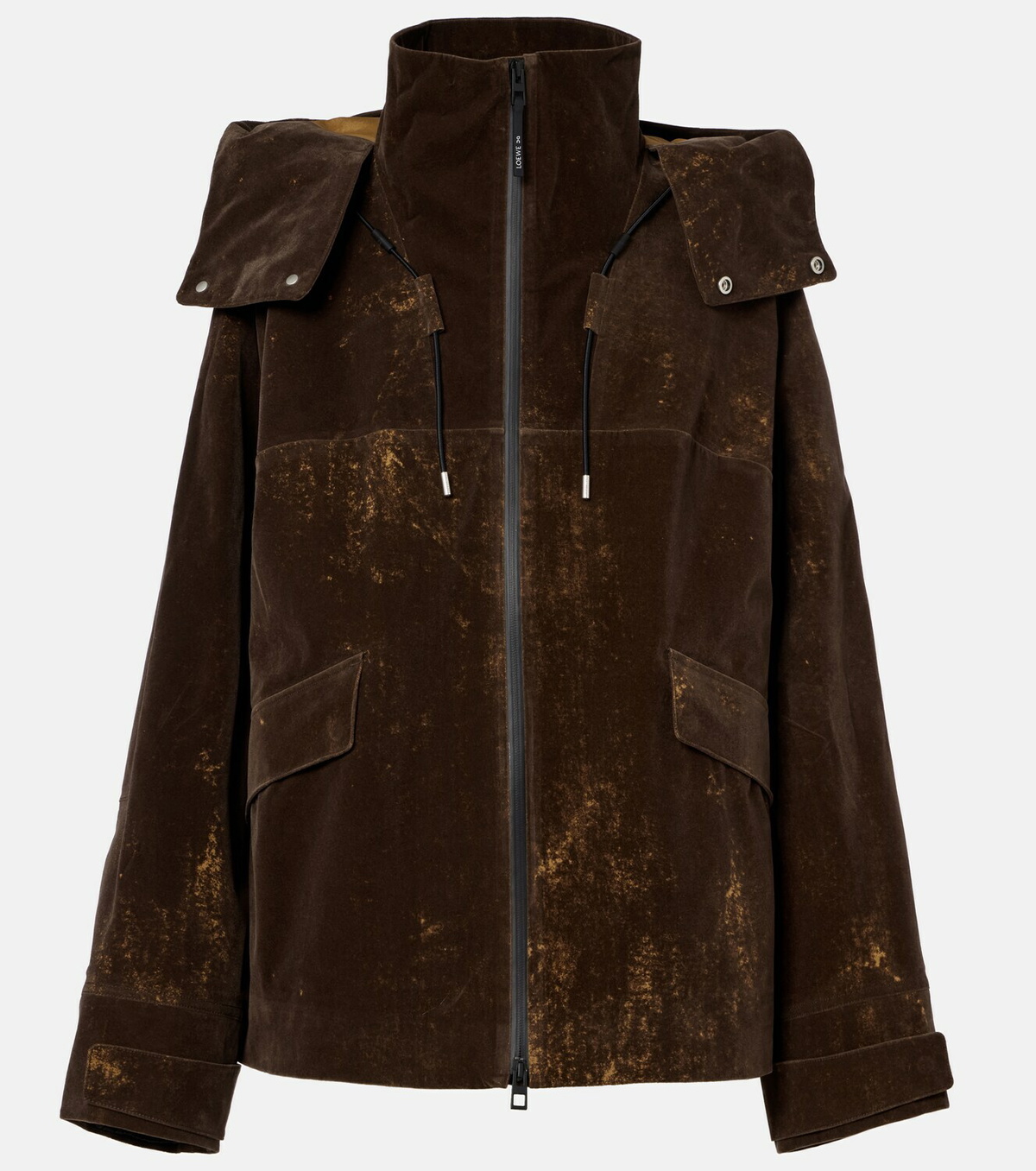 Loewe x On hooded oversized jacket