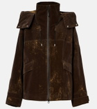 Loewe x On hooded oversized jacket
