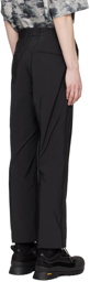 meanswhile Black Side Zip Trousers