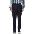 Harmony Navy Pinstripe Paolo Trousers