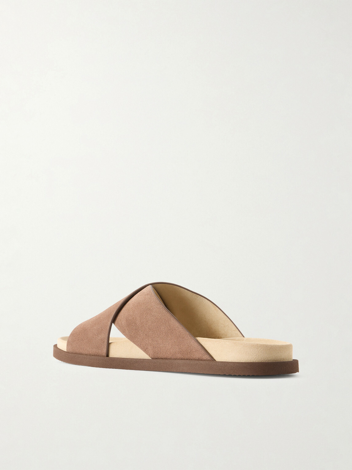 Brunello Cucinelli - Suede Slides - Brown