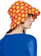 Simon Miller Orange & Yellow Crochet Drop Bucket Hat