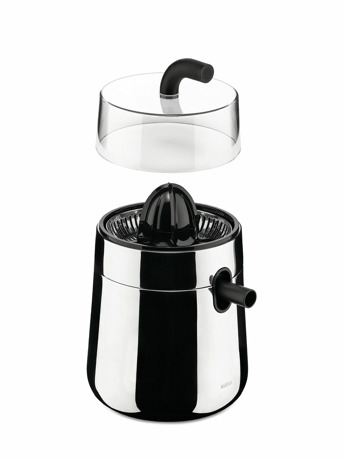 Alessi: Alessi Juicer Zwart Plissé Citruspersen