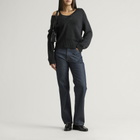 Auralee Women's Hard Twist Denim Pants in Indigo