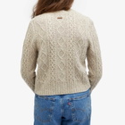 Levi's Women's Cable Knit Cardigan in White
