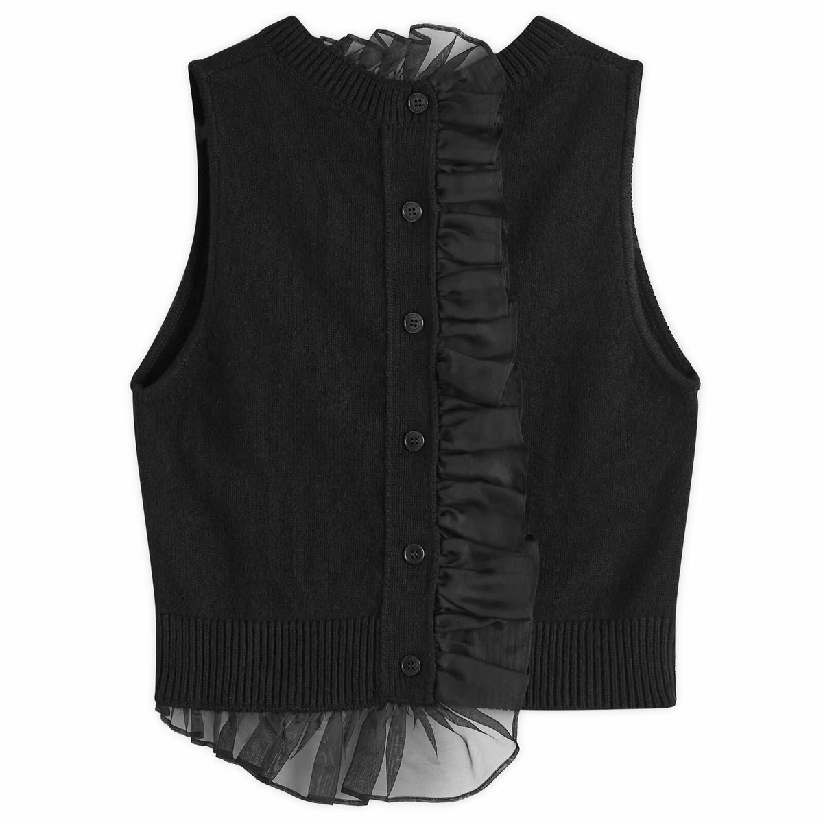 Cecilie Bahnsen - Izzy virgin wool vest Cecilie Bahnsen