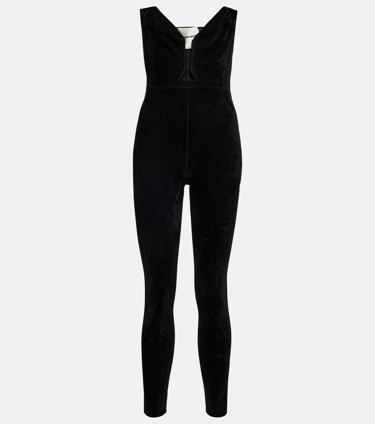 Roland Mouret Cutout chenille jumpsuit