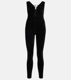 Roland Mouret Cutout chenille jumpsuit