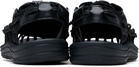 KEEN Black UNEEK Leather Sandals