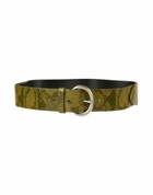 Alberta Ferretti Womens Belt in Military green