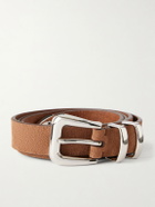 Brunello Cucinelli - 3cm Suede Belt - Brown