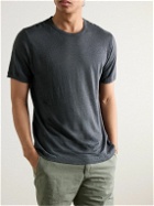 Hartford - Slub Linen T-Shirt - Gray
