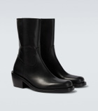 Dries Van Noten Leather ankle boots