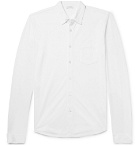 Sunspel - Pima Cotton-Piqué Shirt - Men - White